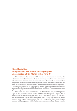 Case Illustration: Using Records and Files in Investigating the