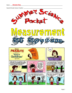 Answer Key - Franklin Regional Middle School