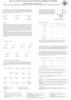 ARYL-&beta;-C-LOCKED NUCLEIC ACID AS UNIVERSAL