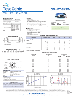 datasheet - Mini Circuits