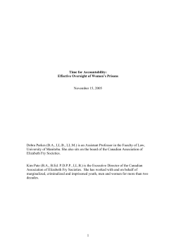 Time for Accountability: Effective Oversight of