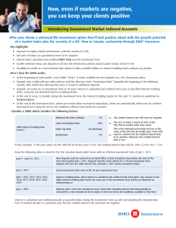 Now, even if markets are negative, you can keep your clients positive