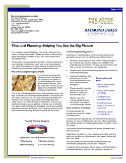 Financial Planning