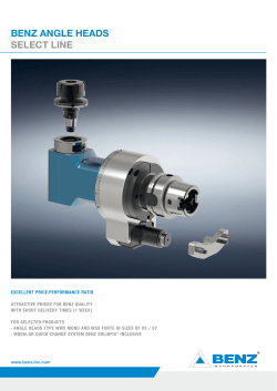 BENZ ANGLE HEADS SELECT LINE