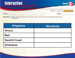 Kingdoms Structures Ghana Mali Zimbabwe Swahili Coast