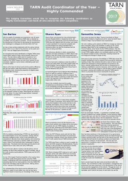 Highly Commended Applicants