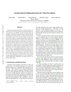 Attention-Based Multimodal Fusion for Video Description
