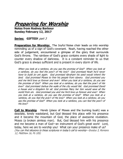 2017-02-12 Rodney`s Preparing for Worship Notes