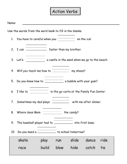 Action Verbs