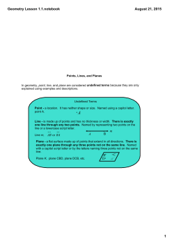 Geometry Lesson 1.1.notebook