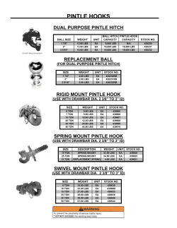 PINTLE HOOKS
