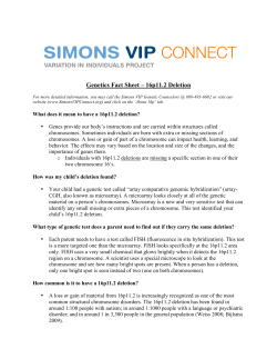 Genetics Fact Sheet - 16Del_final