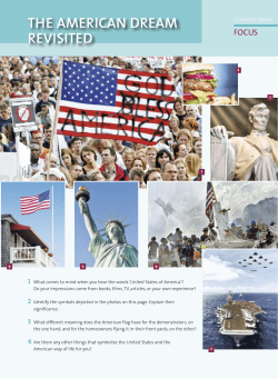 The AmericAn DreAm revisiTeD