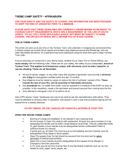 Theme Camp Safety at AfrikaBurn