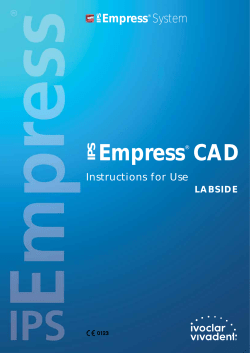IPS Empress CAD Labside
