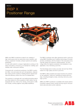 IRBP X Positioner Range