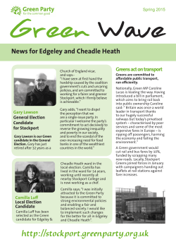 - Stockport Green Party