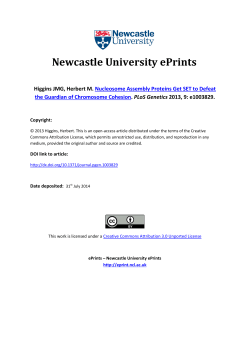 Newcastle University ePrints