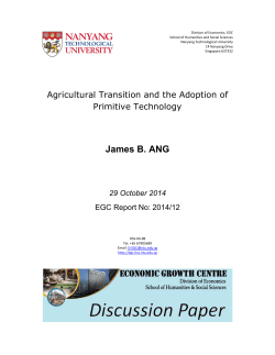 James B. ANG - NTU.edu - Nanyang Technological University