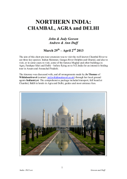 NORTHERN INDIA: - Wild About Travel