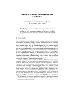Combining Symmetry Breaking and Global Constraints