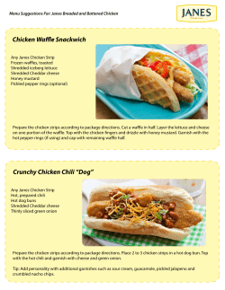 Breaded and Battered Chicken