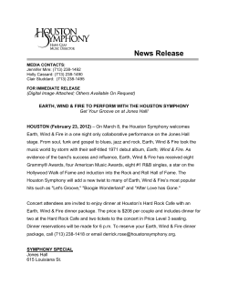 News Release - Downtown Houston
