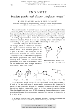 Smallest graphs with distinct singleton centers