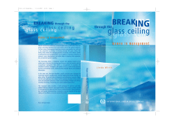 BREAKING glass ceiling glass ceiling