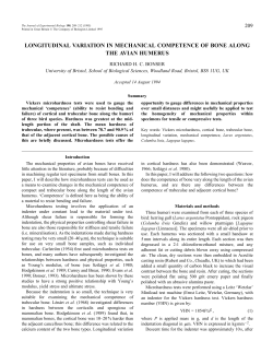 longitudinal variation in mechanical competence of bone along the