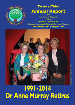 1991-2014 Dr Anne Murray Retires