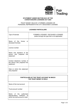 statement under section 63(1) of the