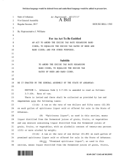 HB1503 - Arkansas General Assembly