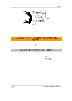 OMEMO: Cryptographic Analysis Report