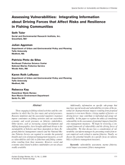 Assessing Vulnerabilities: Integrating Information about Driving