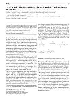 TFFH as an Excellent Reagent for Acylation of