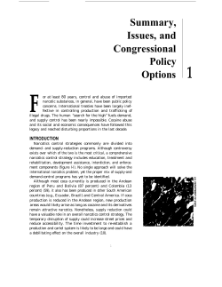 Alternative Coca Reduction Strategies in the Andean Region (Part 3