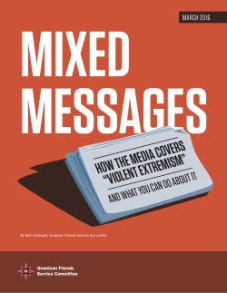 HOW THE MEDIA COVERS &ldquo;VIOLENT EXTREMISM&rdquo;