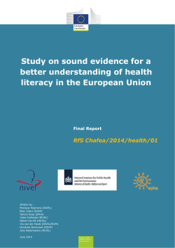 Study on sound evidence for a better understanding of health