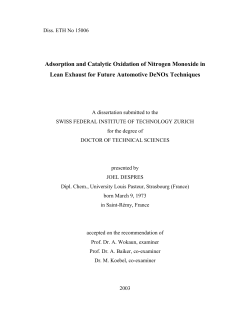 2.2 Oxidation of NO to NO2