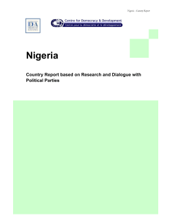 Nigeria - International IDEA