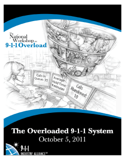 The Overloaded 9-1-1 System - Industry Council for Emergency