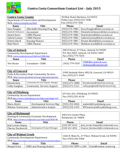 Contra Costa County - City of Concord, California