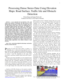 Processing Dense Stereo Data Using Elevation Maps: Road Surface