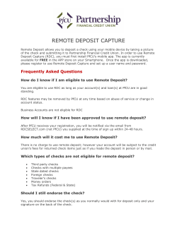 Frequently Asked Questions About RDC