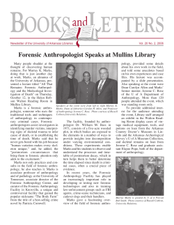 Fall 2006 20:2 - University of Arkansas Libraries
