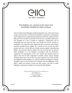 Ella`s Bubbles, LLC. warrants to the owner of its ACCESSIBLE