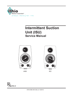 Ohio Legacy Intermittent Vacuum Regulator Service