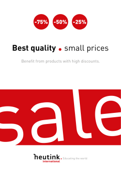 Best quality &bull; small prices