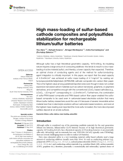High mass-loading of sulfur-based cathode composites and
